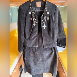 Double D Ranch Black Suede Embellished Jacket